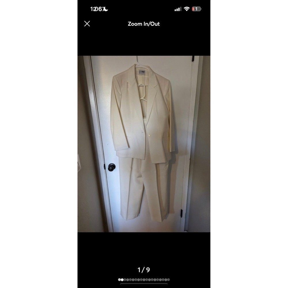 Cream Pant Suit (blazer and pants set)